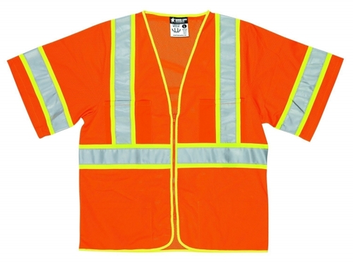 River City 611-WCCL3OX2 Luminator Class III Polyesterester Mesh Vest W