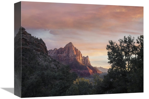 Global Gallery GCS-396088-1216-142 12 x 16 in. The Watchman, Zion 