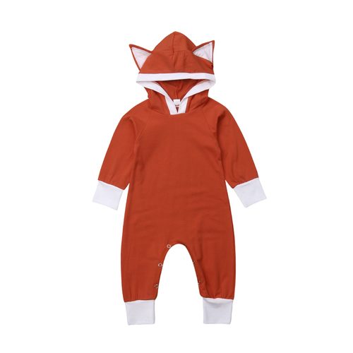 Baby One piece Hooded Romper Newborn Baby Boys