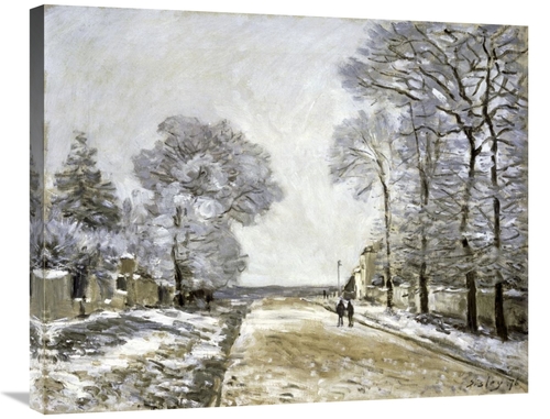 Global Gallery GCS-280077-30-142 30 in. The Road, Effect of Snow -