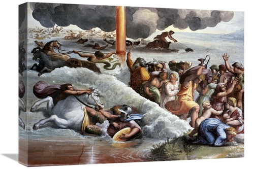 Global Gallery GCS-279525-22-142 22 in. Moses Crossing the Red Sea Art