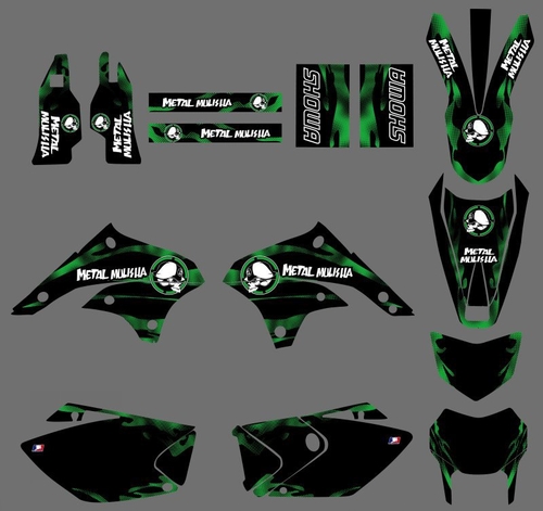 new style 0452 Dark green TEAM GRAPHICS &