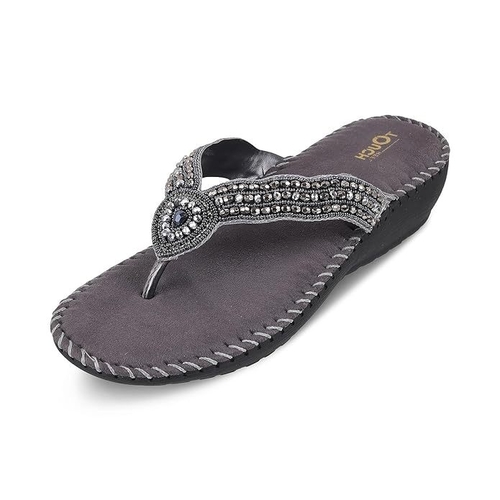 Women Beaded Orthopedic Thong Sandals – Comfortable Extra Soft Insole