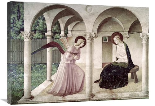 Global Gallery GCS-276547-36-142 36 in. Annunciation Art Print - Fra A