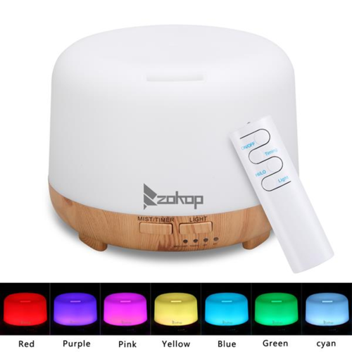 450ML Colorful RGB Light Aromatherapy Oil Diffuser