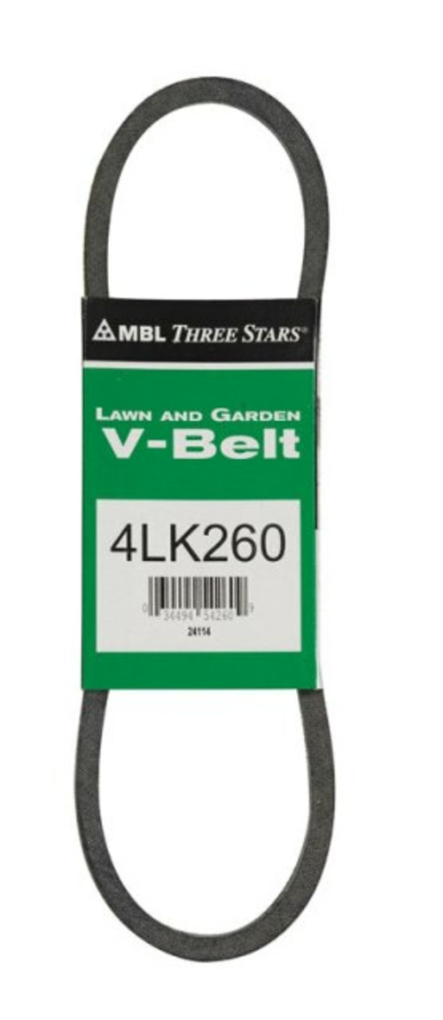 MBL 4LK260A Lawn & Garden V-Belt  0.5 x 26 in.