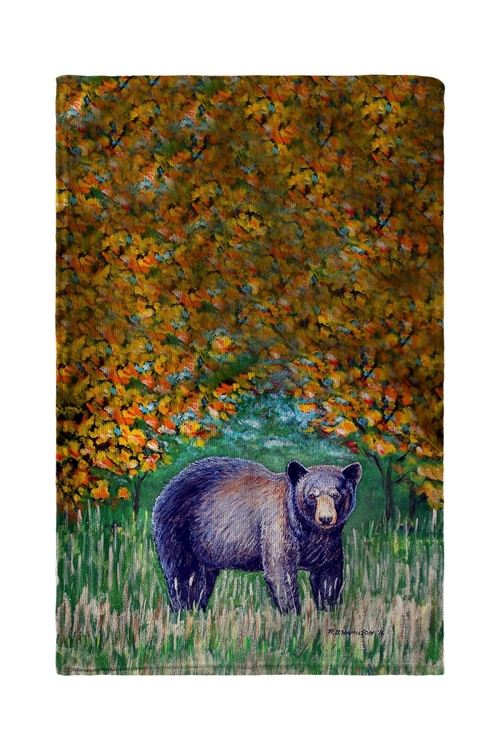 Betsy Drake KT536 16 x 25 in. Black Bear Kitchen Towel