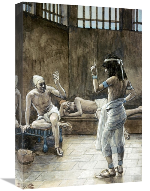 Global Gallery GCS-280383-22-142 22 in. Joseph Interprets the Dreams W