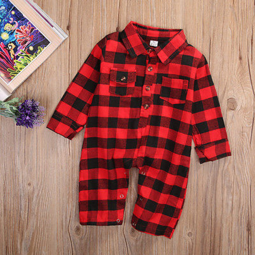 Cotton Newborn Infant Baby Boy Long Sleeve