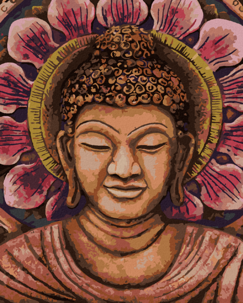 Paint by Numbers - ORANGE BUDDHA