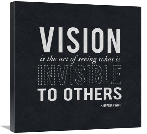 Global Gallery GCS-382228-2424-142 24 x 24 in. Quote - Swift - Vision 