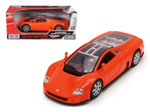 Volkswagen Nardo W12 Show Car Orange 1/18 Diecast Model Car by