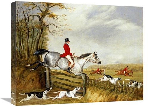 Global Gallery GCS-281658-22-142 22 in. The Belvoir Hunt Art Print - H