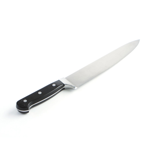 Chef's knife Quid Professional Inox Chef Black Black Metal 25 cm (Pack