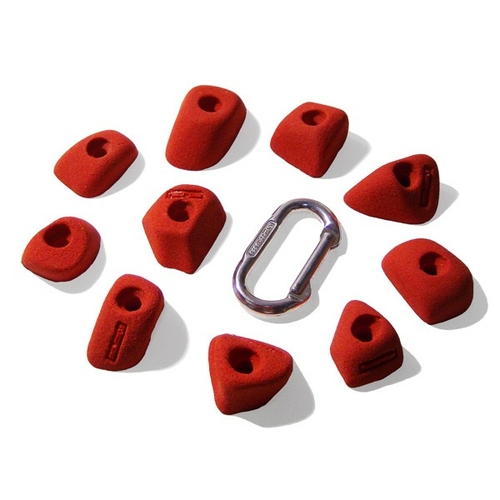 Nicros HBM Jugs Fairy Feet Handholds - Red