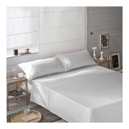 Top sheet Naturals White 160 x 270 cm (Single)