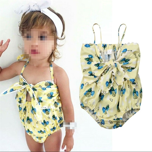 Cute Summer Newborn Sunsuits Baby Girl Pineapple