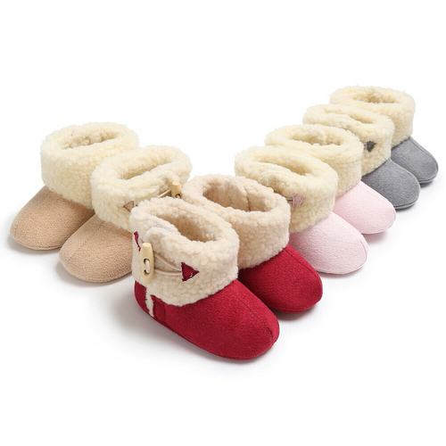 Newborn Baby Girls Boys Winter Snow Boots Infant