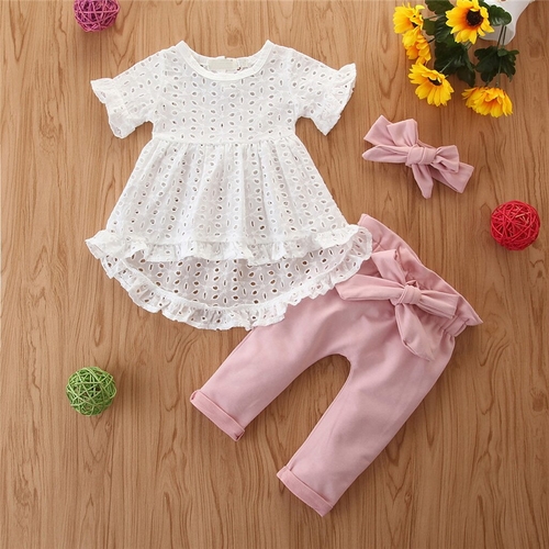 baby girl clothes baby girl outfit 3PCS Infant