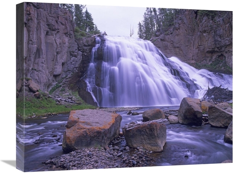 Global Gallery GCS-396764-1824-142 18 x 24 in. Gibbon Falls Cascading 