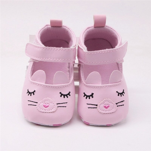 Cute Newborn Baby Girl shoes first walkers Soft