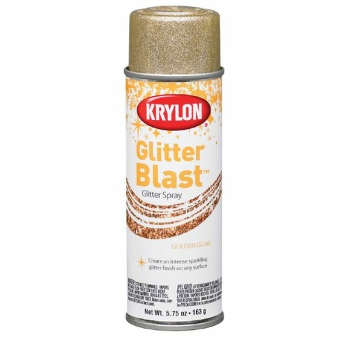 Krylon K3801 5.75Oz Glitter Blast - Golden Glow