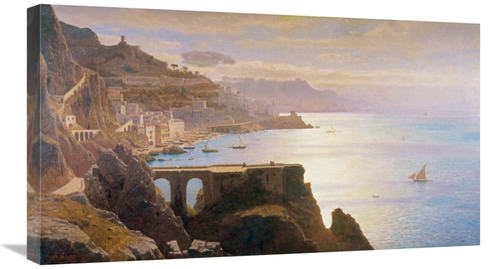Global Gallery GCS-282166-30-142 30 in. Amalfi Coast S.L.L. Art Print 