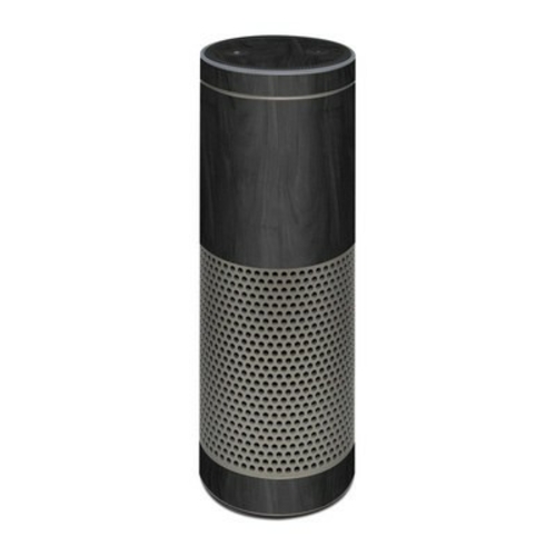 DecalGirl AECOP-BLACKWOOD Amazon Echo Plus Skin - Black Woodgrain