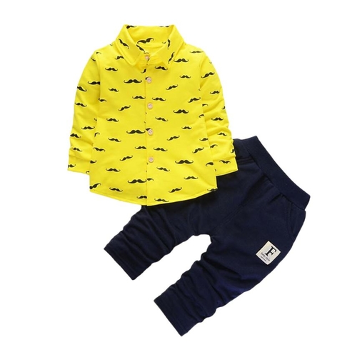 2pcs Toddler Infant Baby Boys Letter Clothes