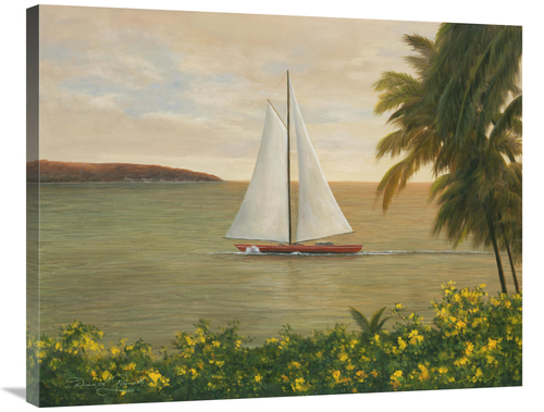 Global Gallery GCS-131391-2835-142 28 x 35 in. Harbor Sunset Art Print