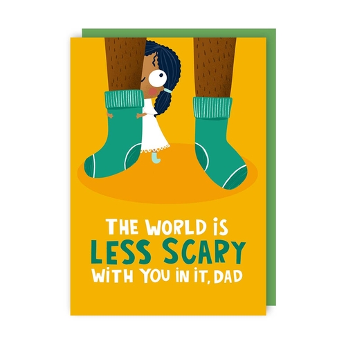 Less Scary Father's Day Card (Pack of 6)