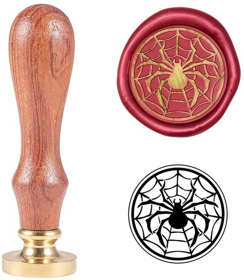 Spider Web Wax Seal Stamp Halloween Party Invitation Sealing Stamp