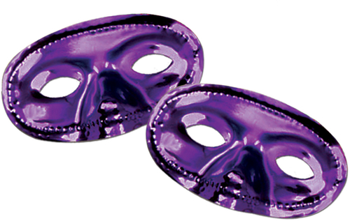 Metallic Half Mask - Purple