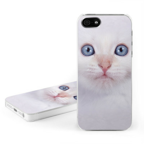 DecalGirl AIP5C-WKITTY DecalGirl Apple iPhone 5 Hard Case - White Kitt