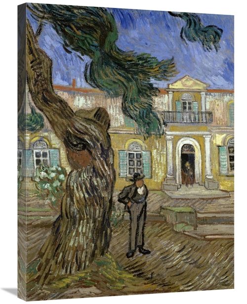 Global Gallery GCS-281320-30-142 30 in. Tree & Man - Saint Paul Hospit