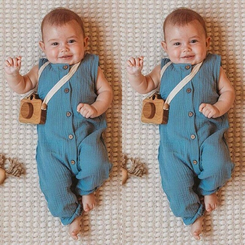 Pudcoco Autumn Infant Baby Girls Boys Kids Button