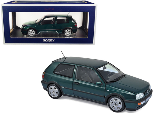 1996 Volkswagen Golf VR6 Green Metallic 1/18 Diecast Model Car by