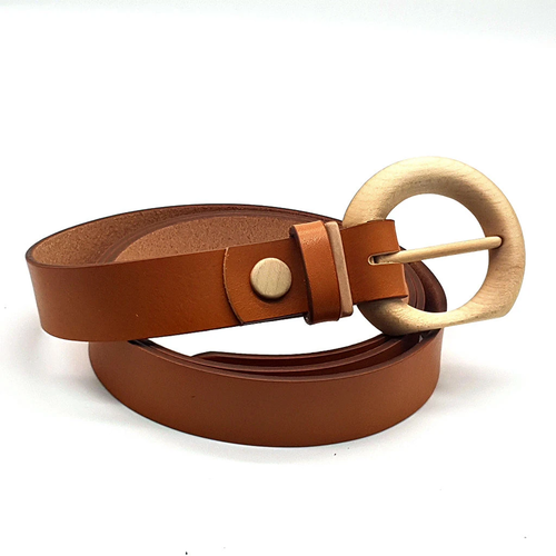 Luxury Wood Belt Fuji Heart 302