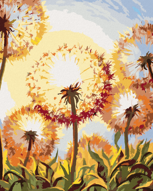 Paint by Numbers - DANDELION IN THE SUNSHINE