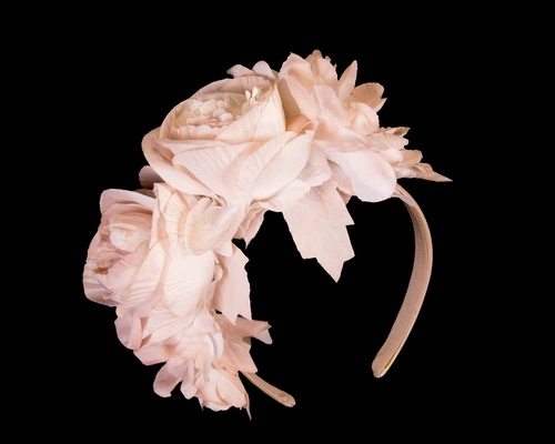 Blush flower headband