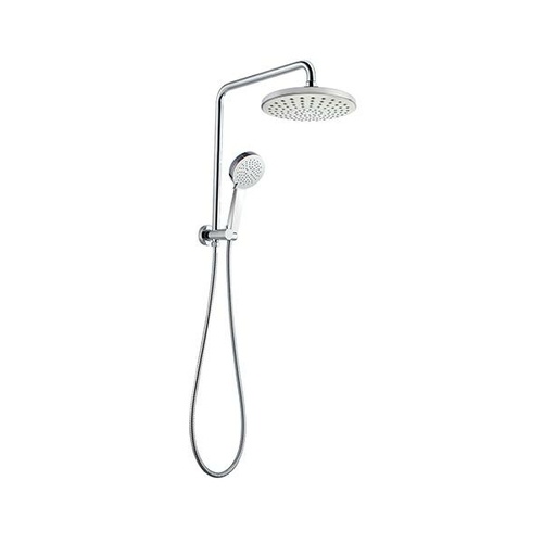 Luxury Round Chrome Rainfall Shower Head & Handheld Head Spray