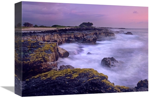 Global Gallery GCS-452109-1216-142 12 x 16 in. Ocean & Lava Rocks At S