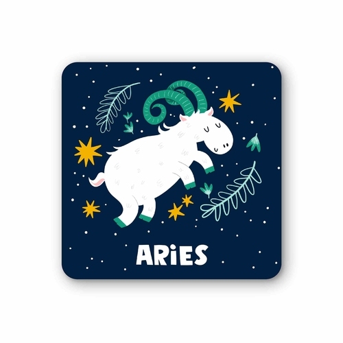 Aries Zodiac Coaster (Pack of 6)