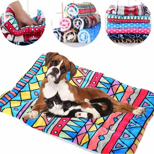 Large Winter Pet cat dog sleeping Mat Warm Bed