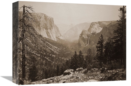 Global Gallery GCS-455360-16-142 16 in. The Yosemite Valley from Inspi