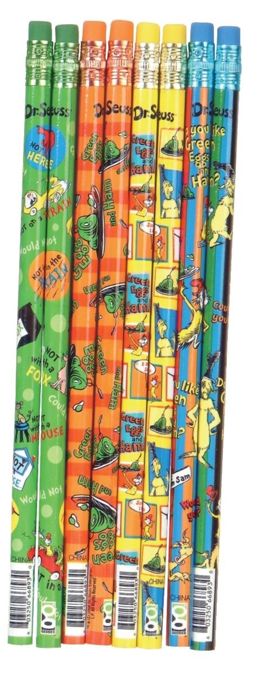 Dr. Seuss Green Eggs and Ham #2 Pencils - 144 Count, Book Display