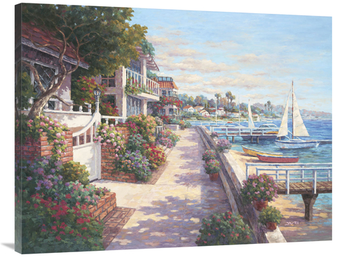Global Gallery GCS-112221-3040-142 30 x 40 in. Private Harbor Art Prin