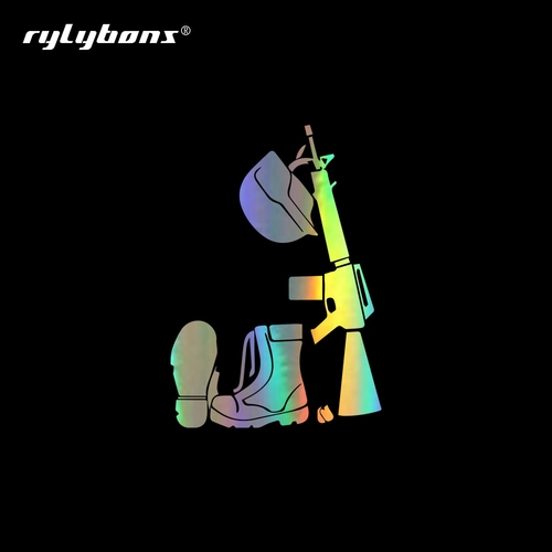 8.6*12.3CM Soldier Died For Peace Freedom Covering