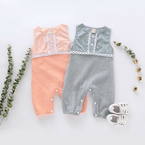 Toddler Newborn Kid Baby Girls Boy Lace Romper