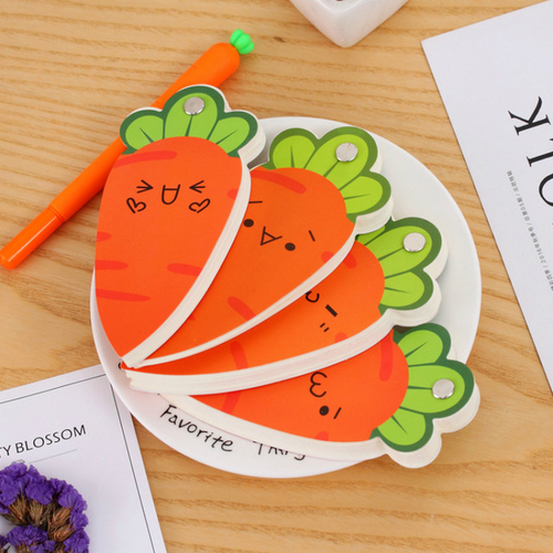 Cartoon Cute Carrot Notes Portable Flash Cards